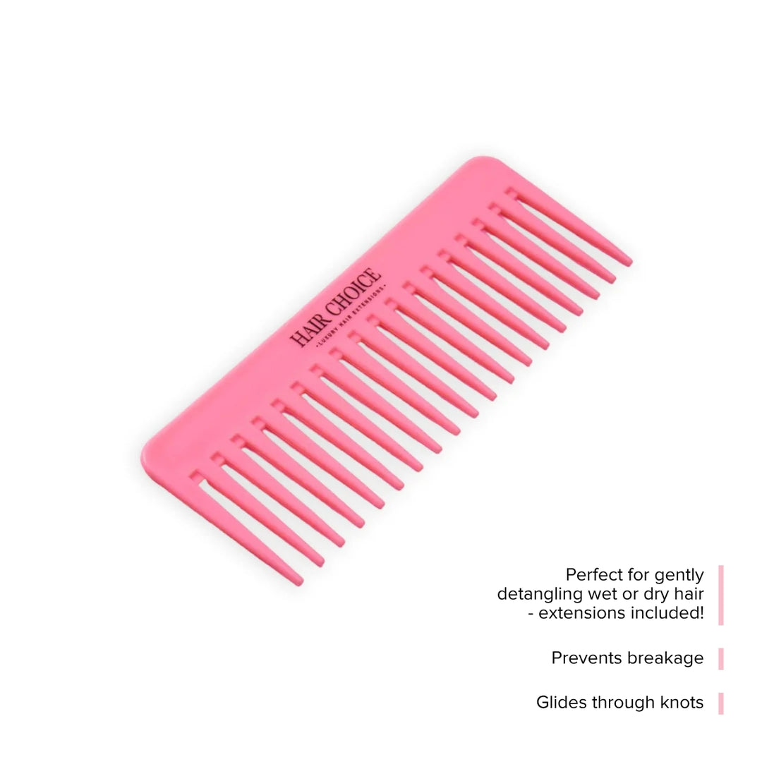 Comb & Find Me - Wide Tooth Comb Pink