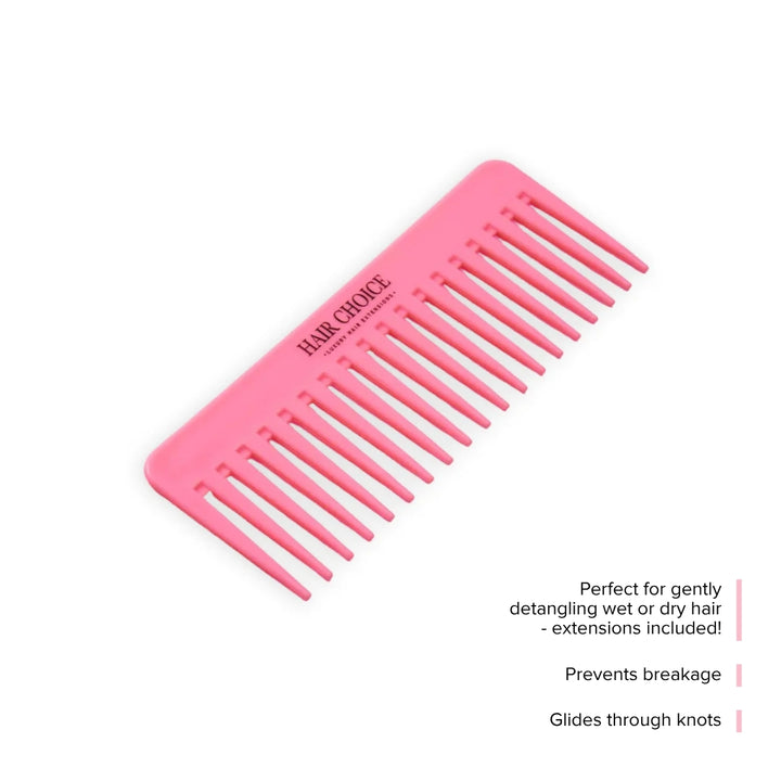 Comb & Find Me - Wide Tooth Comb Pink