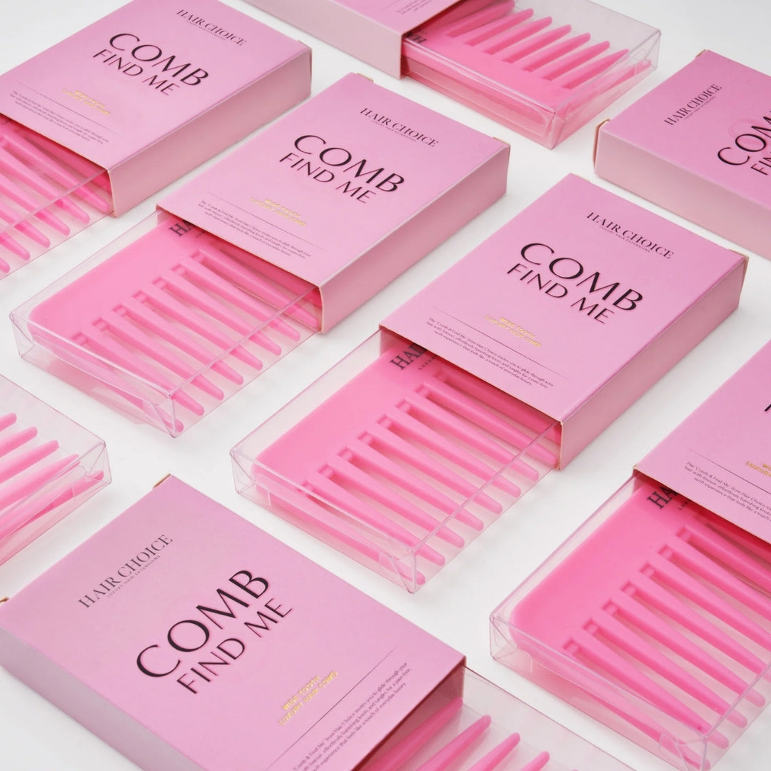 Comb & Find Me - Wide Tooth Comb Pink