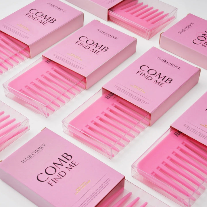 Comb & Find Me - Wide Tooth Comb Pink
