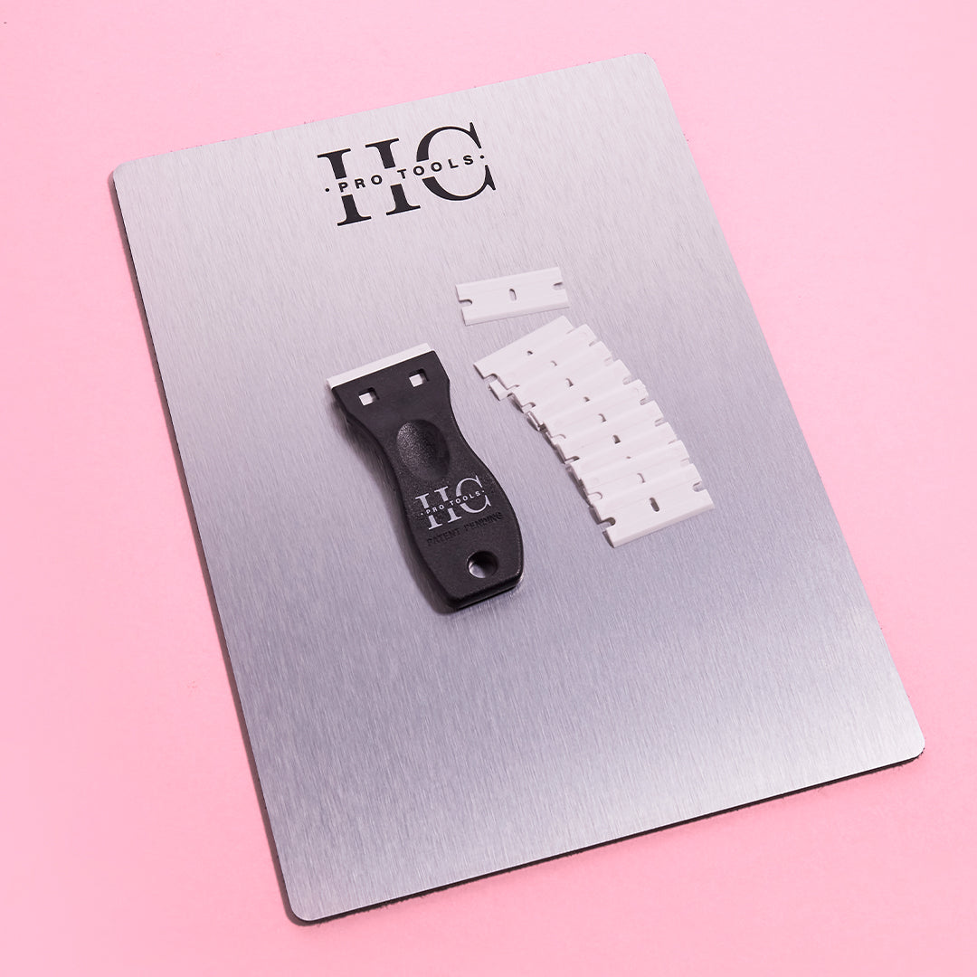 Hair Choice PRO TOOL TAPE SCRAPER & BOARD BUNDLE